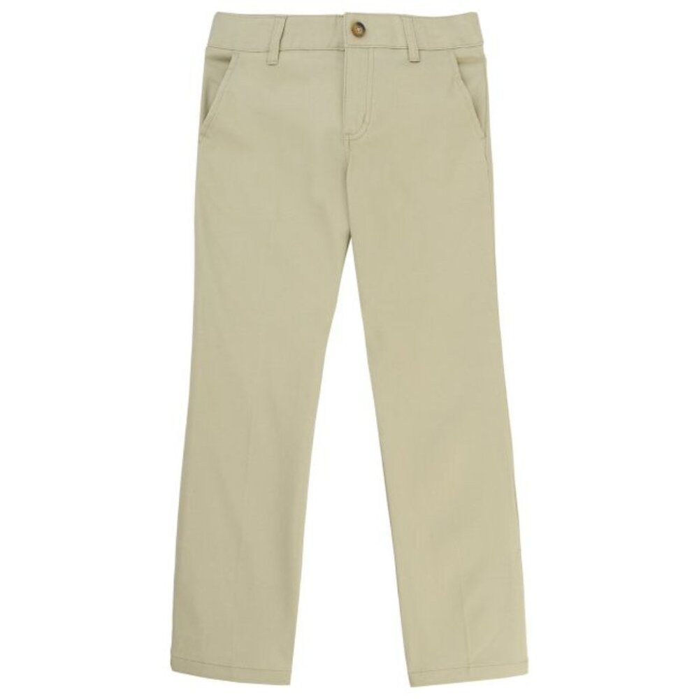 French Toast SK9490 Girl’s Straight Stretch Pant Khaki